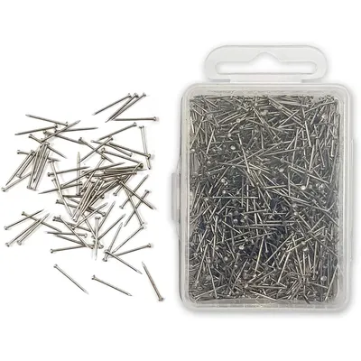 Produktbild von Meyco Stecknadeln Stahl superhart Silber verchromt in 13mm 50g