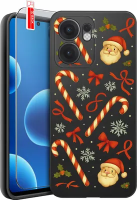 Immagine prodotto di ETUI do Oppo Reno 13 FS 5G | F 5G| WZORY ŚWIĘTA MIKOŁAJ CHOINKA CASE SZKŁO
