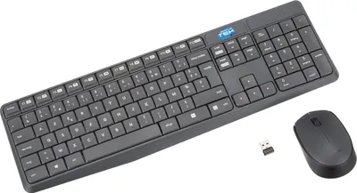 Immagine prodotto di Logitech Mk235 Kit Mouse E Tastiera Wireless Wifi Layout Fr Azerty Francese