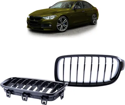 Immagine prodotto di Griglia anteriore Sport-Performance completa, nera lucida, compatibile con BMW F30 e F31
