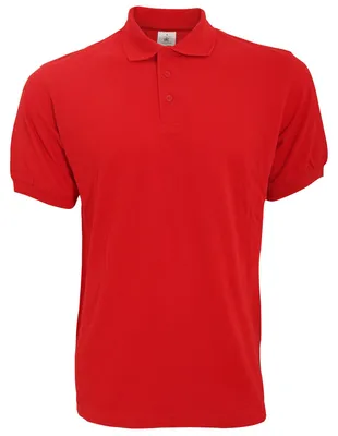 Image de Polo pour homme B&C Safran à manches courtes FK111 (M) (rouge)