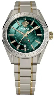 Produktbild von Versace Herren Uhr Armbanduhr V-CODE GMT VEAFA0524 Edelstahl