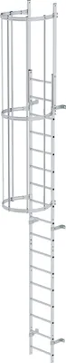 Produktbild von MUNK ortsfeste Steigleitern Aluminium, 4,76m SH