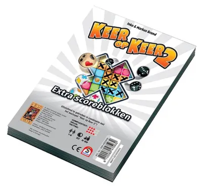 Imagen del producto de 999 Games Keer op Keer 2 Bloques de puntuación adicionales, 2 unidades