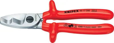 Obrázek produktu pro Nůžky na kabely VDE 200 mm č. 9517 Knipex | 4003773026952