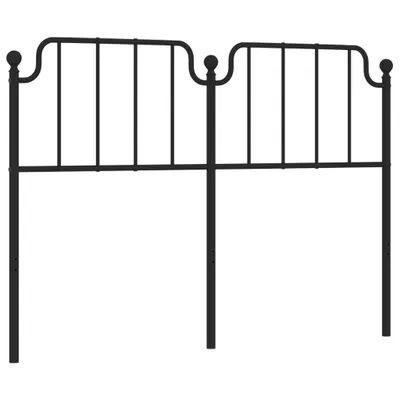 Immagine prodotto di vidaXL Testiera in metallo nero 135 cm