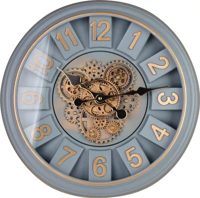 Produktbild von Wanduhr Kunststoff Mondex Ramsey 45x45x7 cm Braun 1 Stück