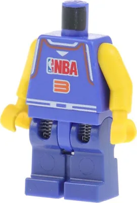 Produktbild von 1x Lego Torso Beine Minifigur NBA Spieler Nr.3 nba027 x494c01 973bpb179c01