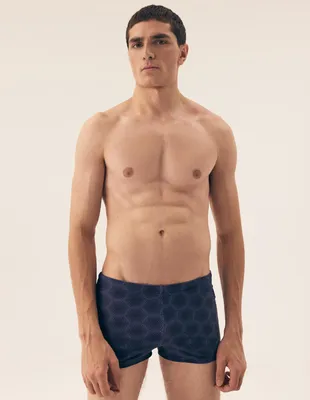 Produktbild von Badehose Henderson Boxerschnitt dunkelblau sportlich 80% Polyamid XXL