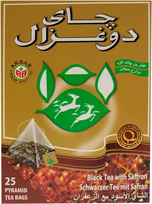 Obrázok produktu pre Do Ghazal zelený čaj so šafránovou príchuťou 50g, 25 vreciek