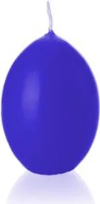 Produktbild von XXL Eikerzen Royalblau getaucht 20 x 14 cm, 1 Stück, Straußenei-Kerzen