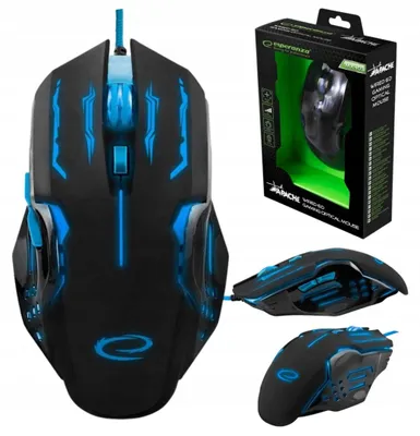 Produktbild von Esperanza ES9419 Gaming-Maus Blau 2400 DPI