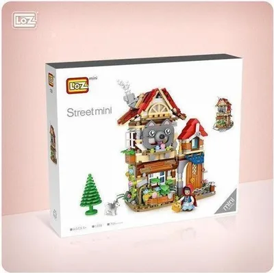 Produktbild von Märchenhaus Rotkäppchen Mini Klemmbaustein Set 704 Teile