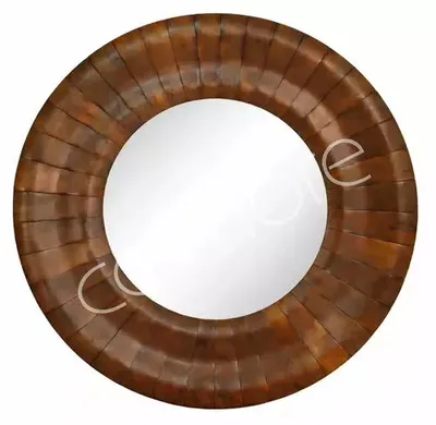 Produktbild von Spiegel LIENZ Ø102x9cm Braun Holz