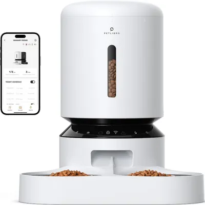 Obrázek produktu pro Petlibro Granary Smart, Automatický podavač krmiva pro zvířata, Bílá, Kočka, 5 l, AC, 100 - 240 V