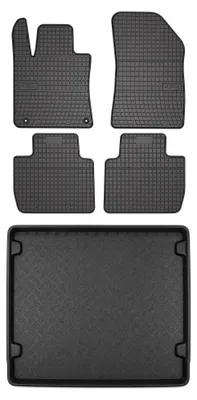 Obrázok produktu pre Gumové autokoberce SolidPRO + vaňa kufra pre: Peugeot 508 RXH 2012-2018 5 ks