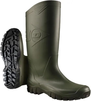 Image de Bottes de pluie DUNLOP Dane PVC Gr. 47 vert, K680011, Niveau de protection:nv, Taille:41, Couleur:vert, Largeur:nv