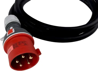 Produktbild von CEE-Anschlussleitung 32A 5P 400V, 2m, H07RN-F 5G6, offenes Ende