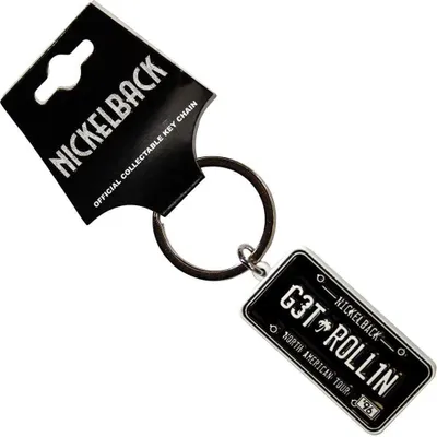 Obrázek produktu pro Nickelback - Přívěsek na klíče RO11203 (jedna velikost) (černá/bílá)