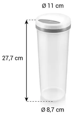 Produktbild von Spaghetti-Vorratsdose mit Dosierverschluss 4FOOD 1,6 l