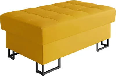 Obrázek produktu pro Taburetka do obývacího pokoje COLUMBUS - žlutá 2