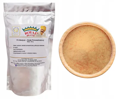 Image de FIT SWEETS ORANGE Bon édulcorant naturel cétogène 100 g Royal Brand