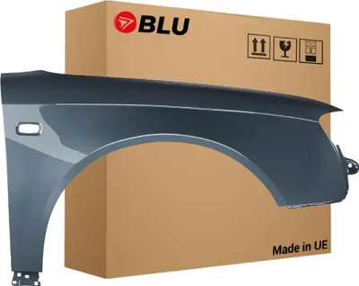 Zdjęcie produktu dla BLU Błotnik Premium pasujący do Audi A4 B7 LX7Z Prawy Szary DelphinGrau | 2004-2008 | Przedni Przód | Lakierowany | Gotowy do montażu | Ocynk