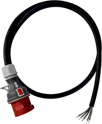 Produktbild von CEE-Anschlussleitung 32A 5P 400V, 3m, H07RN-F 5G6, offenes Ende