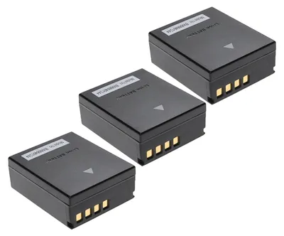 Produktbild von EXTENSILO 3x Akku kompatibel mit Olympus OM-D E-M1 Mark II, E-M1 Mark III Kamera (2000 mAh, 7,4 V, Li-Ion)