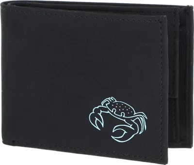Produktbild von oxmox Geldbörse New Cryptan RFID Protect Pocketbörse Crab 2.0 Print Cyan Black schwarz