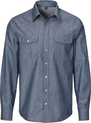 Produktbild von Herren-Jeanshemd, Denim, Fb. blau, Gr. 2XL : 2XL : 100% Baumwolle 140 g/m² : royal blue