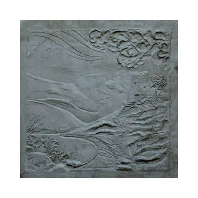 Immagine prodotto di Mensola in ghisa con motivo LANDSCAPE CM. 60 × 60 H SP. 1 cm DS