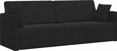 Obrázok produktu pre vidaXL Podlahová rozkladacia pohovka čierna 213 x 70 x 77 cm zamat