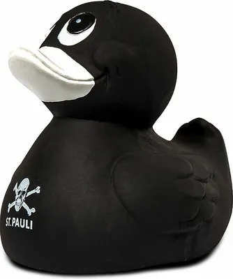 Produktbild von St. Pauli - Totenkopf, Schwimmente schwarz