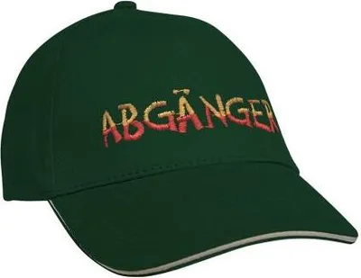 Produktbild von Baseballcap mit Einstickung Abgänger 68041 versch. Farben Color - grün