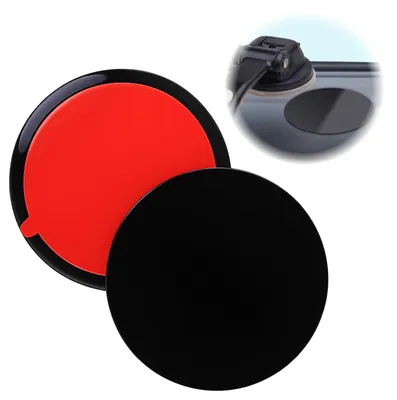 Imagen del producto de 2 placas adhesivas para fijación en el salpicadero, de 80 mm, adaptadores de ventosa autoadhesivos