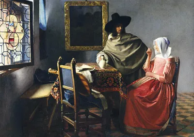Image de Puzzle 1000 Kieliszek wina, Vermeer