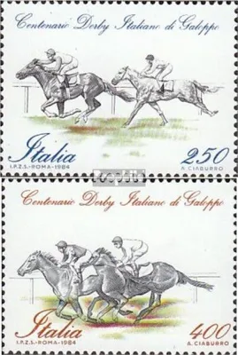 Produktbild von Briefmarken Italien 1984 Mi 1889-1890 (kompl.Ausg.) postfrisch Galopperderby