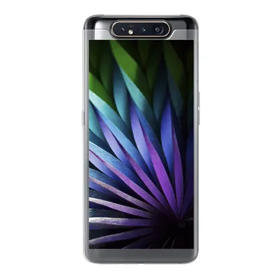 Produktbild von MuchoWow® Handyhülle Schutzhülle Hülle für Samsung Galaxy A80 Blumen - Geometrie - Abstrakt Silikon Softcase Handy Hülle - Schutzdeckel