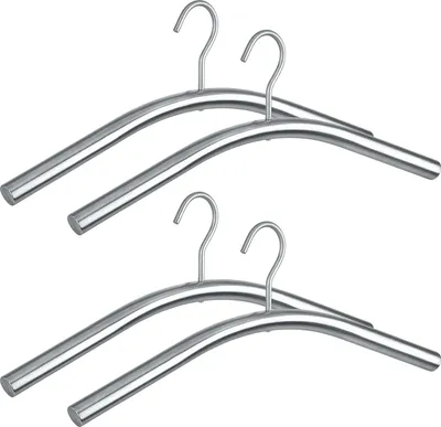Produktbild von WENKO 4er Set Kleider Bügel DRY Hemden Wäsche Garderoben Hosen Jacken Sakkos