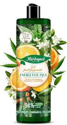 Obrázek produktu pro Herbapol sprchový gel s konopným olejem a pomerančem 400 ml