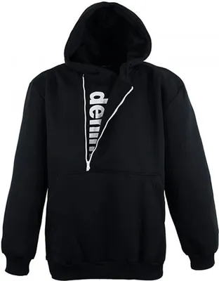 Produktbild von Übergrössen Schickes Sweatshirt mit Kapuze und Zierreißverschluss LAVECCHIA in Schwarz LV 2141 8XL