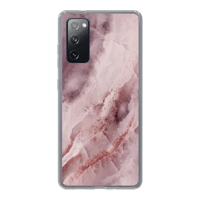 Produktbild von MuchoWow® Handyhülle Schutzhülle Hülle für Samsung Galaxy S20 FE Naturstein - Rosa - Luxus Silikon Softcase Handy Hülle - Abdeckung