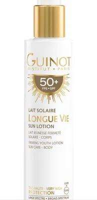 Zdjęcie produktu dla Guinot, Longue Vie, Firming, Sunscreen Lotion, SPF 50+, 150 ml