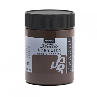 Produktbild von Pebeo Studio Acrylics 500 ml, 29 Gebrannte Umbra