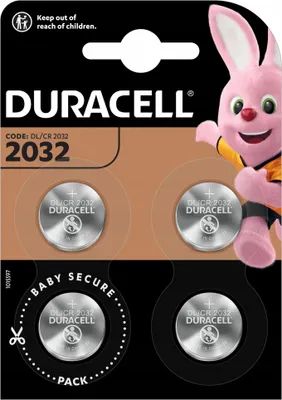 Zdjęcie produktu dla Duracell Batteries CR2032 blister 4szt