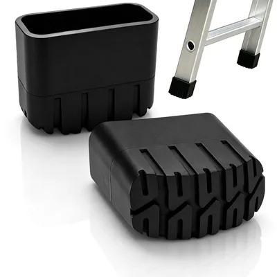 Obrázok produktu pre 2 kusy gumových podložiek na rebríky, 20 x 50 mm, univerzálne