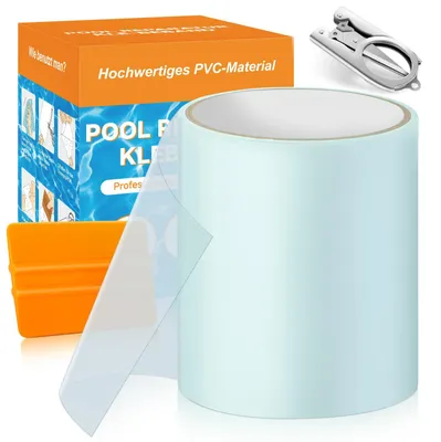 Productafbeelding van Zwembadreparatieset Onderwater, 10 x 150 cm, Zelfklevende PVC Tape