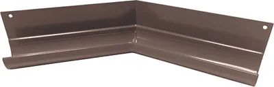 Zdjęcie produktu dla Renoplast System rynnowy R50 na tarasy i balkony, Narożnik wewnętrzny 135°, Brąz