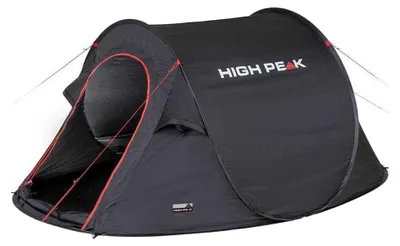 Produktbild von High Peak - Zelt "Vision 3" PP7225 (Einheitsgröße) (Schwarz)